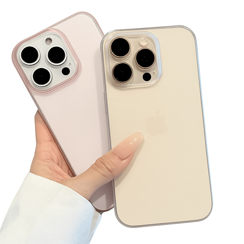 Soft Matte Candy Transparent Phone Case – Shockproof Silicone Bumper Cover
