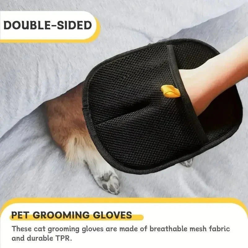 Static Pet Hair Removal Gloves