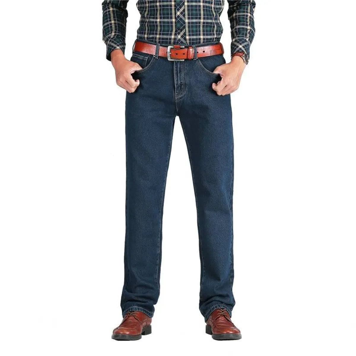 Straight Classic Denim Pants