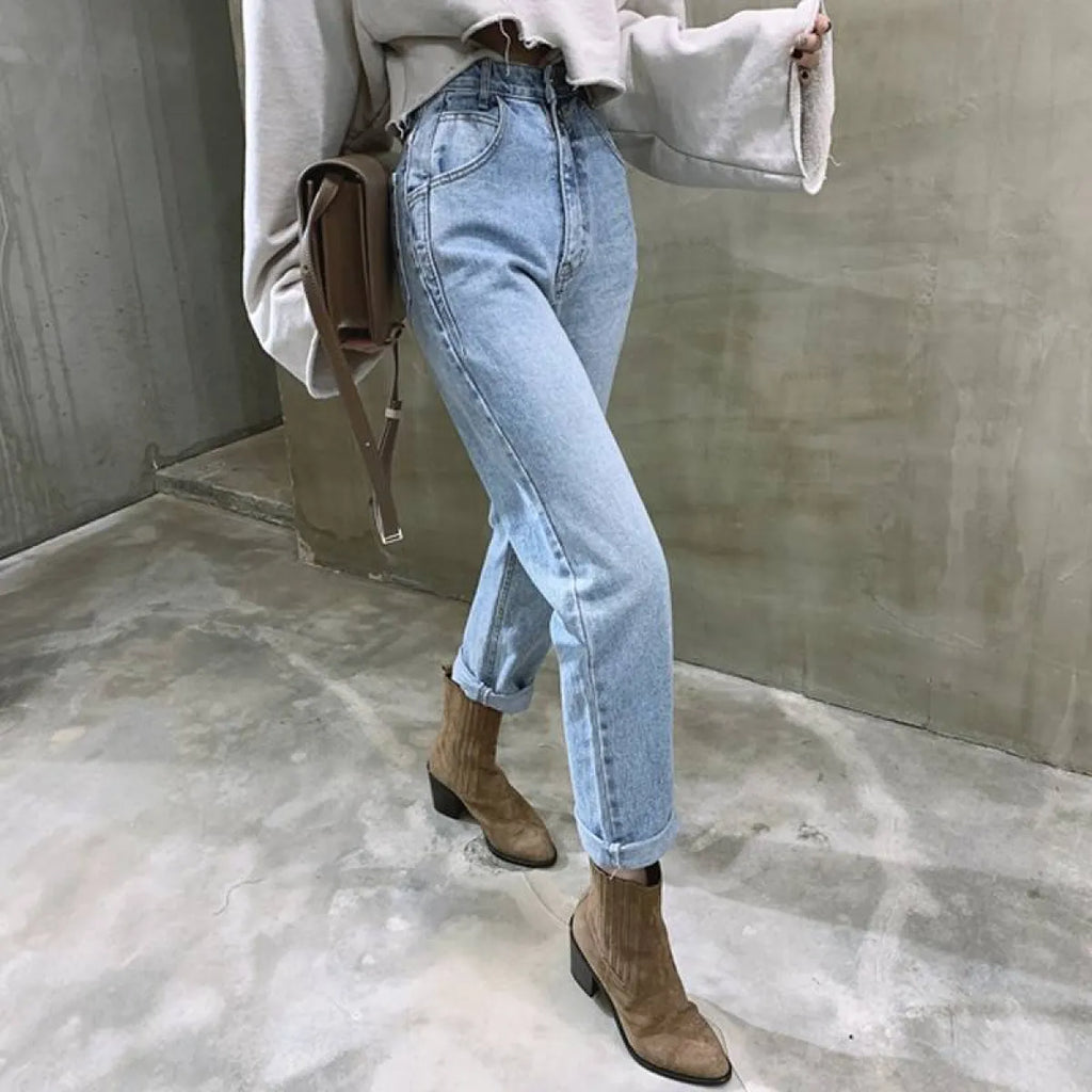 Straight Loose Denim Jeans