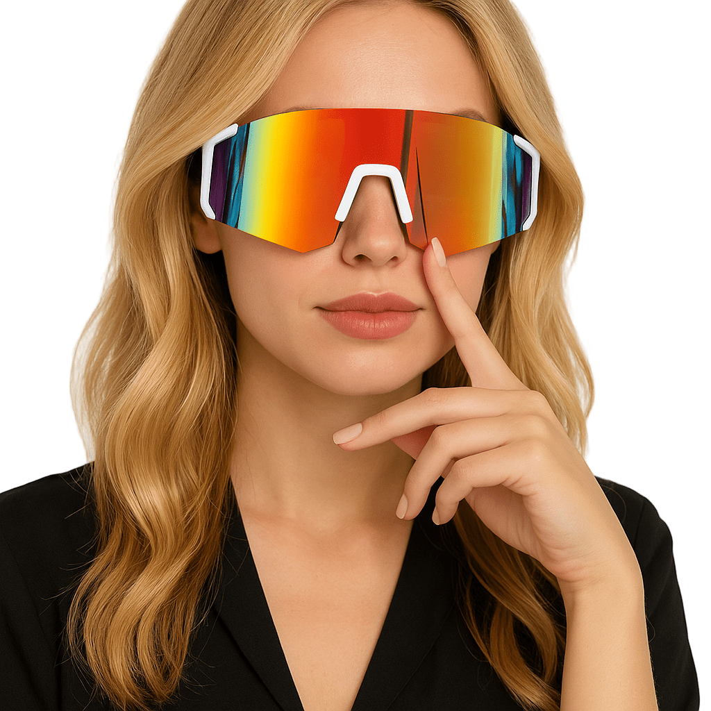 Outdoor Sport Goggle Sunglasses | Vintage Square Shades with UV Protection