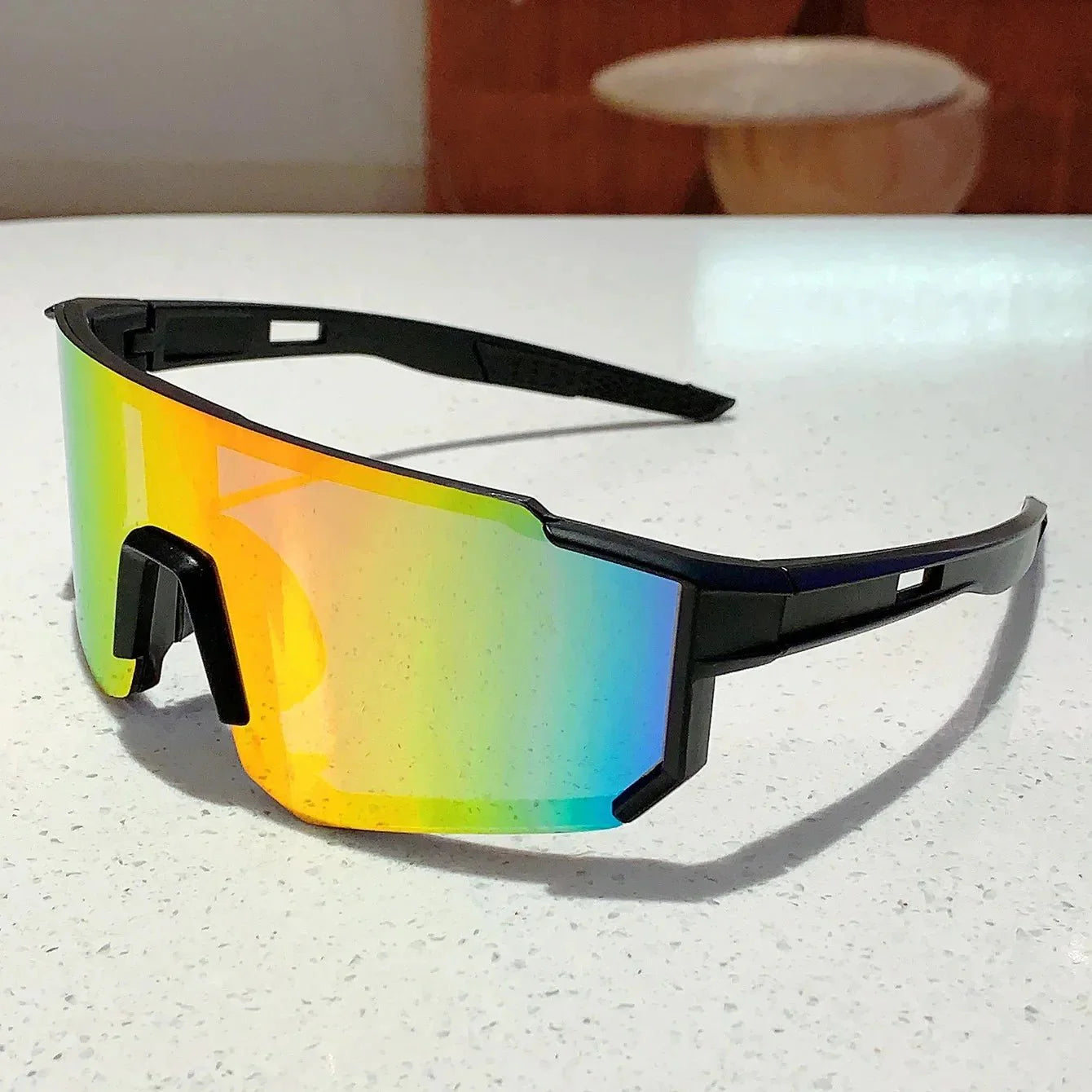 Outdoor Sport Goggle Sunglasses | Vintage Square Shades with UV Protection
