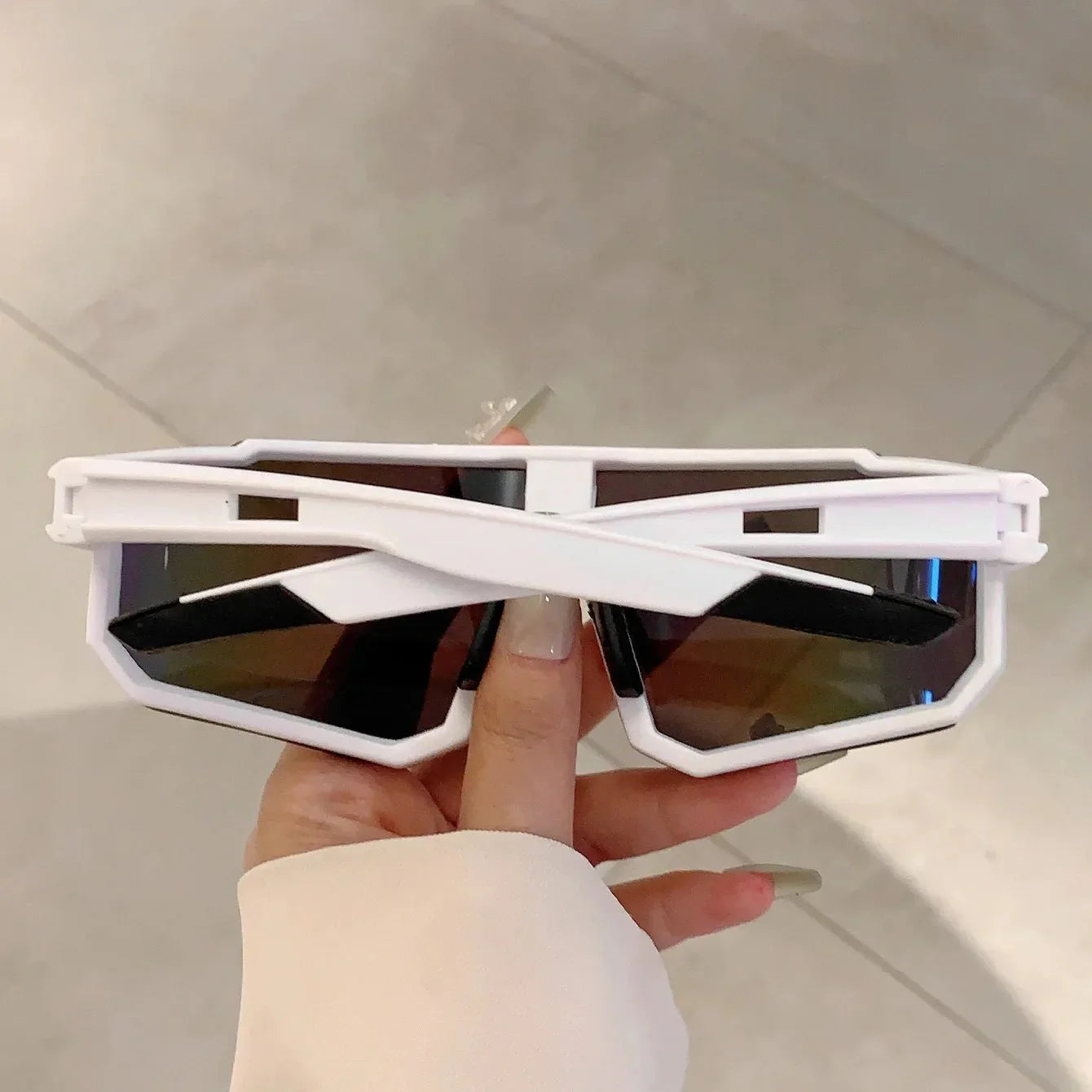 Outdoor Sport Goggle Sunglasses | Vintage Square Shades with UV Protection