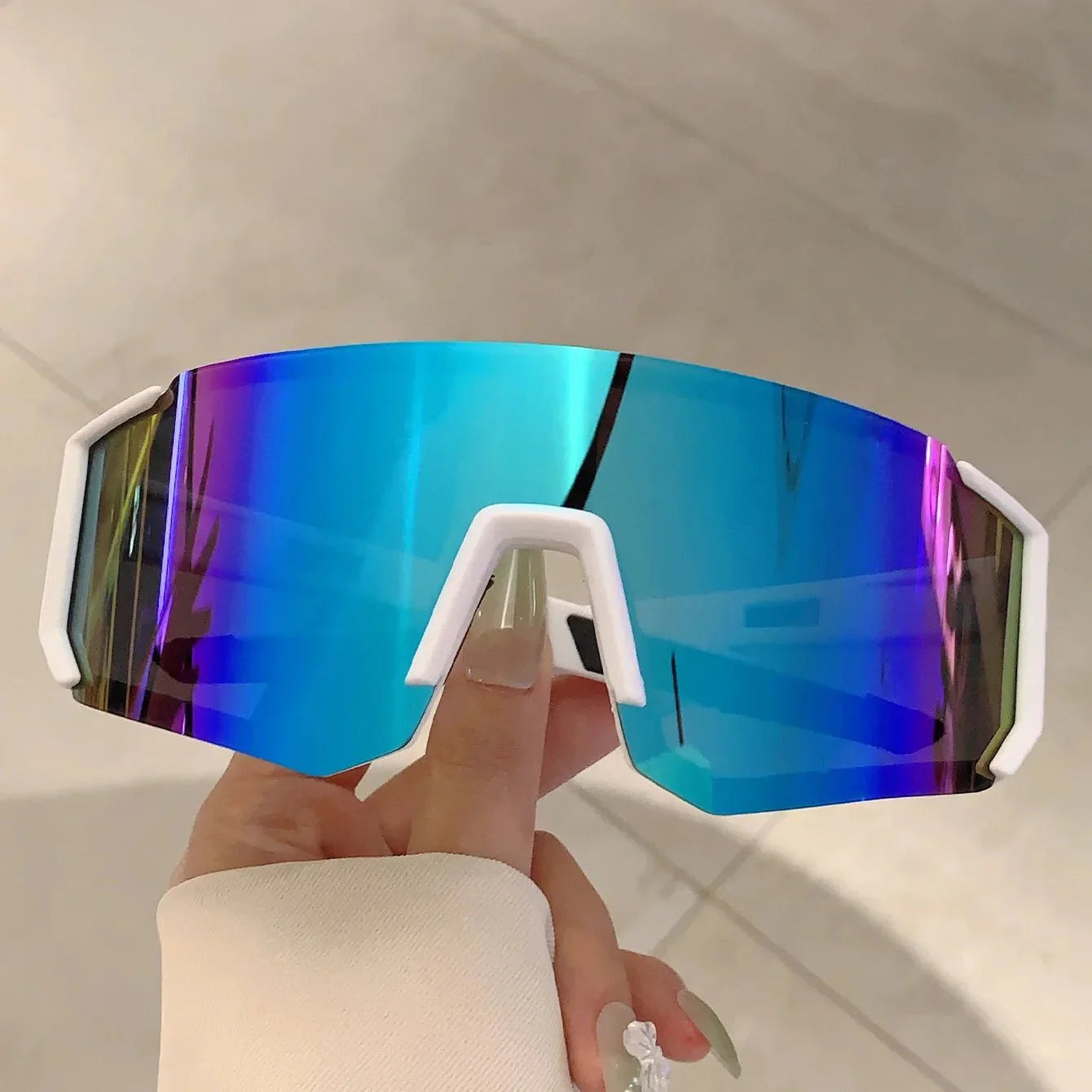 Outdoor Sport Goggle Sunglasses | Vintage Square Shades with UV Protection