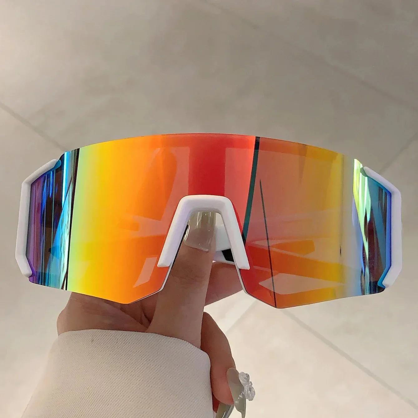 Outdoor Sport Goggle Sunglasses | Vintage Square Shades with UV Protection