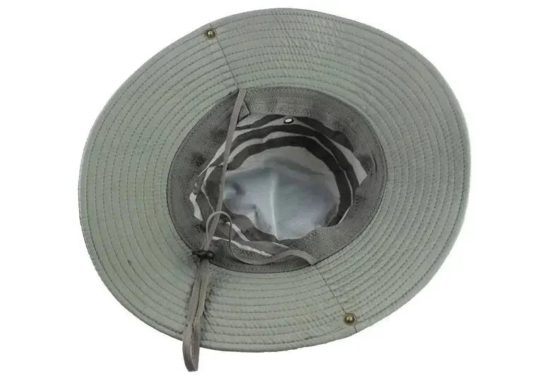 Summer Men Bucket Hat Outdoor UV Protection Wide Brim Panama Safari