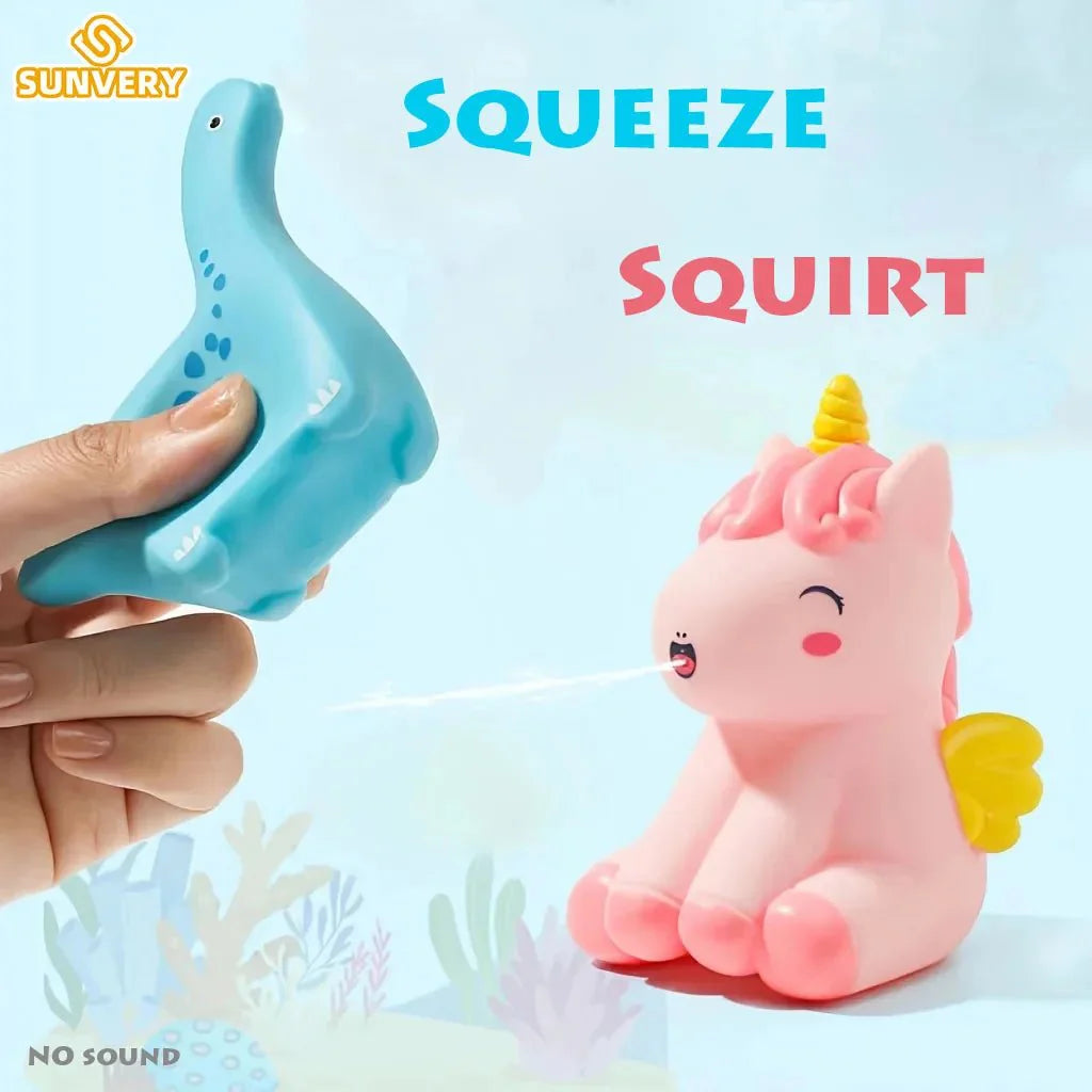 Dinosaur Squirt Bath Toys – Soft Squeeze Water Toys