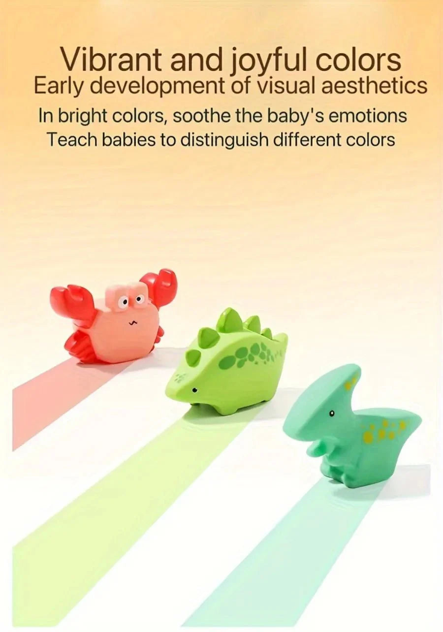 Dinosaur Squirt Bath Toys – Soft Squeeze Water Toys