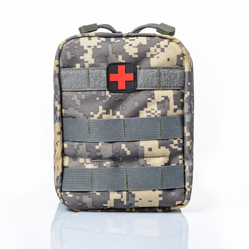 Tactical First Aid Kit Bag | Large Outdoor Survival Pouch