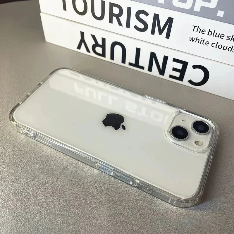 Transparent Acrylic Phone Case – Shockproof Protective Cover