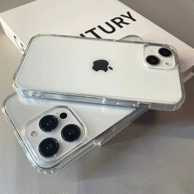 Transparent Acrylic Phone Case – Shockproof Protective Cover