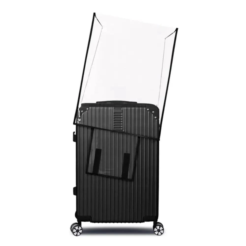 Transparent Waterproof Luggage Cover – Reusable PVC Suitcase Protector