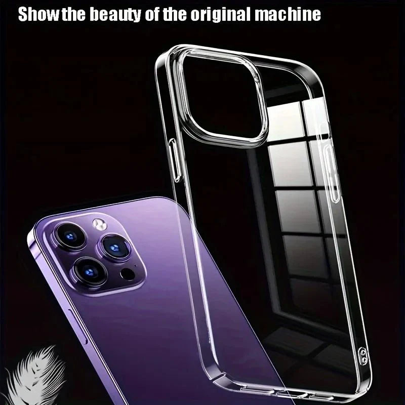 Clear Acrylic Phone Case | Ultra-Thin Transparent Cover for iPhone 16/15/14/13/12/11 Series