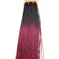 Unique Micro Braid  14" T1B Burgundy / 100% Human Hair