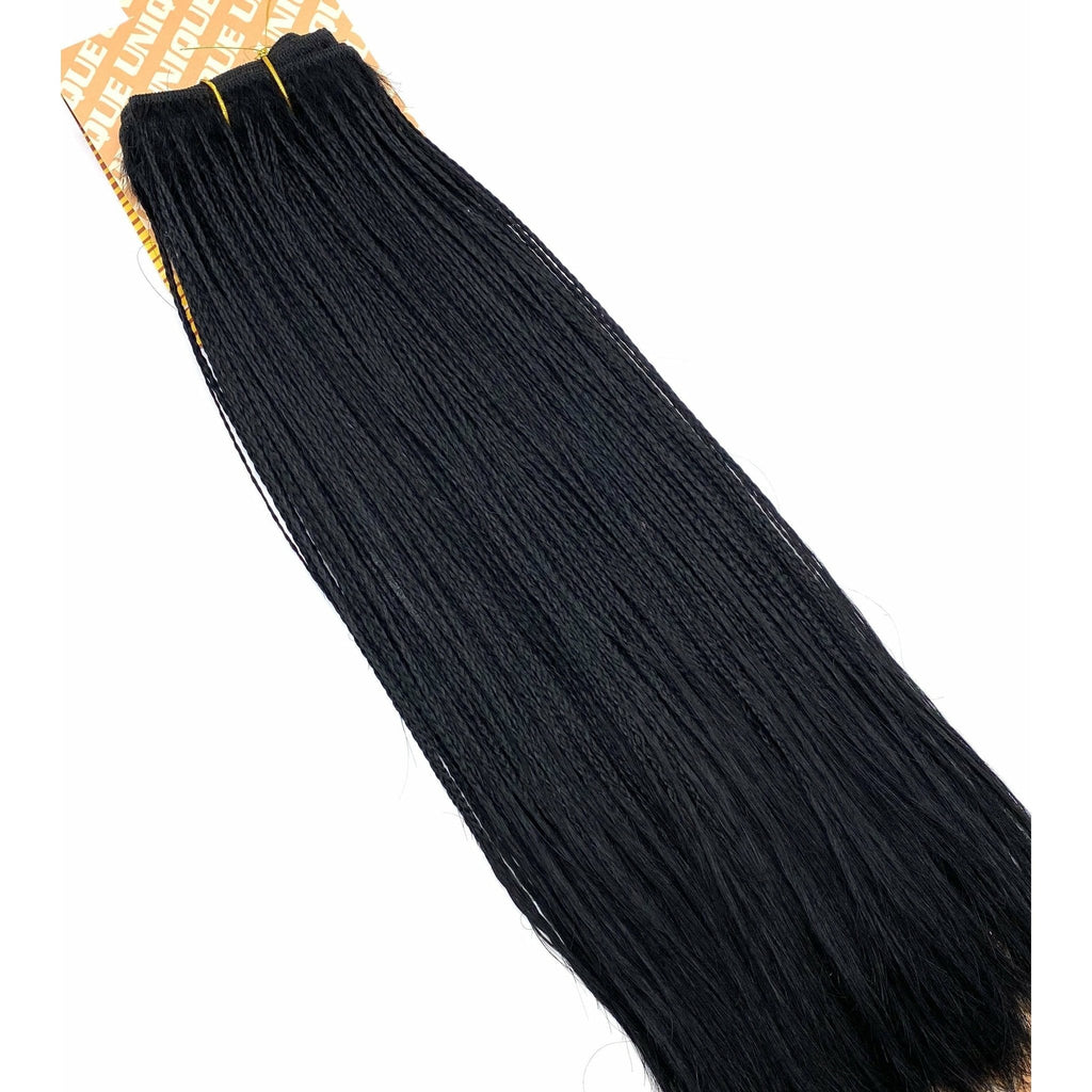 Unique Micro Braid  14" T1B Burgundy / 100% Human Hair