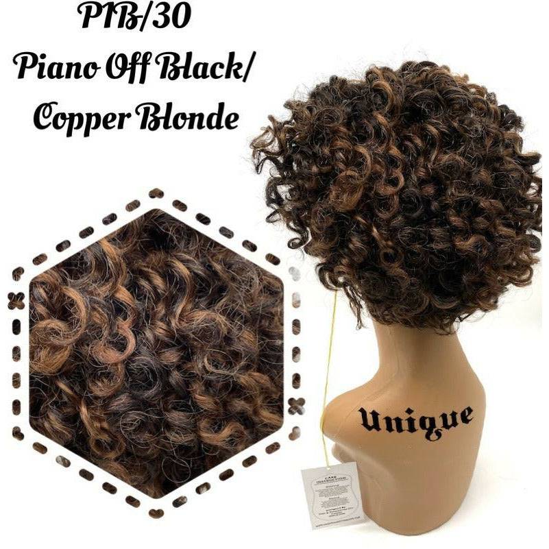 Unique's 100% Human Hair Full Wig / Style "A3"