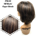 Unique's 100% Human Hair Full Wig / Style "T"