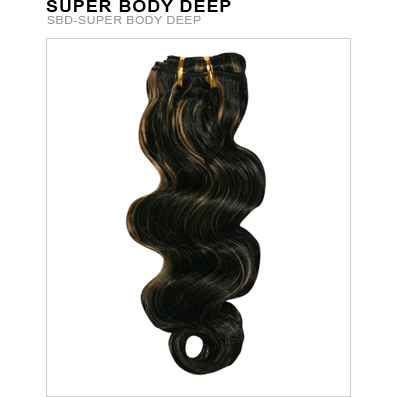 Unique's Human Hair Super Body Deep 14 Inch