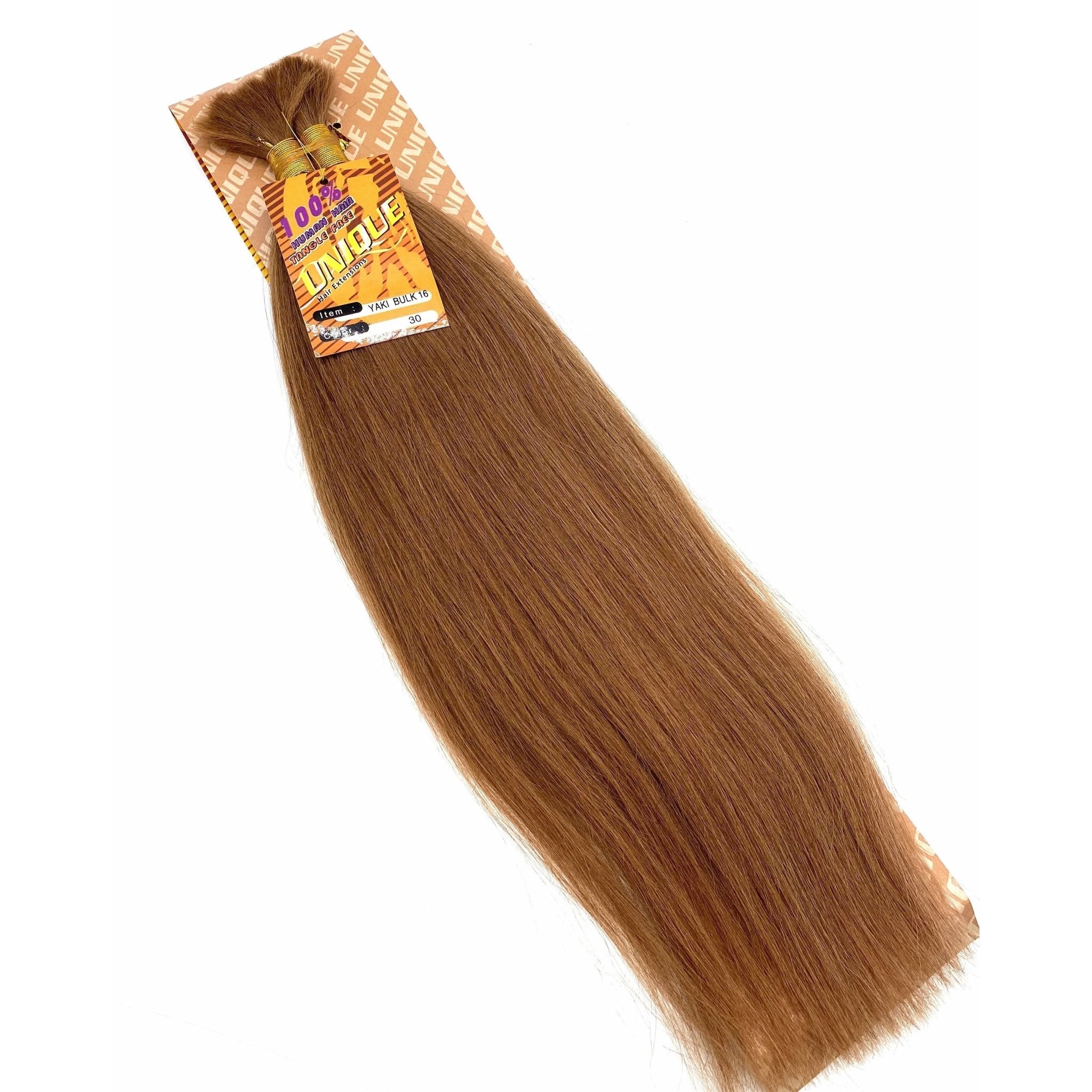 Unique's Yaki Bulk / 100% Human Hair 14"