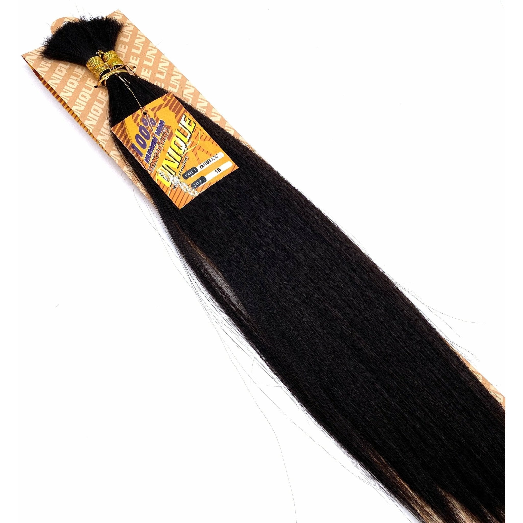 Unique's Yaki Bulk / 100% Human Hair 16"