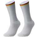 Unisex Anti-Slip Aero Cycling Socks – Silicone-Striped Knee-High Sports Socks