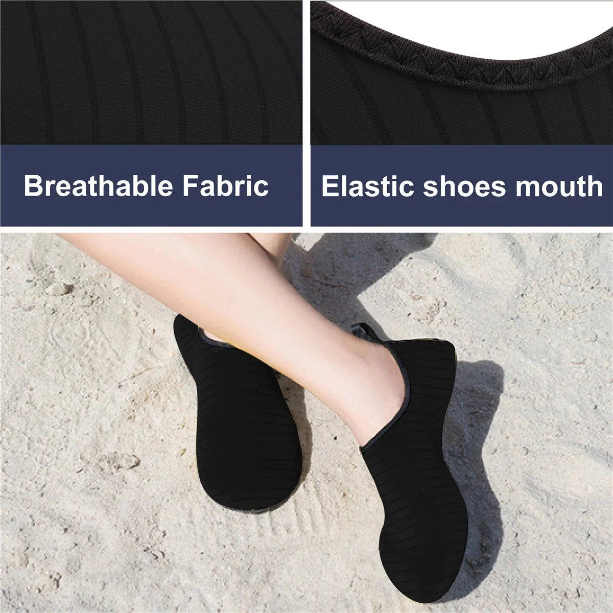 Unisex Aqua Shoes – Quick-Dry Barefoot Water Sports Footwear