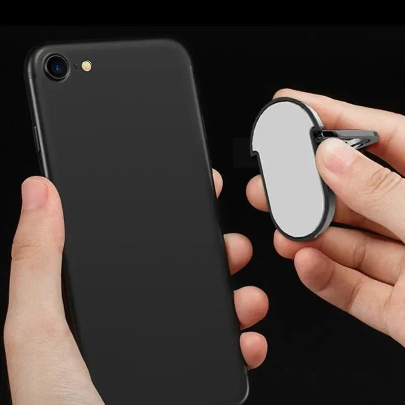 Universal Metal Mobile Phone Socket Holder Finger Ring Support Car Bracket Stand