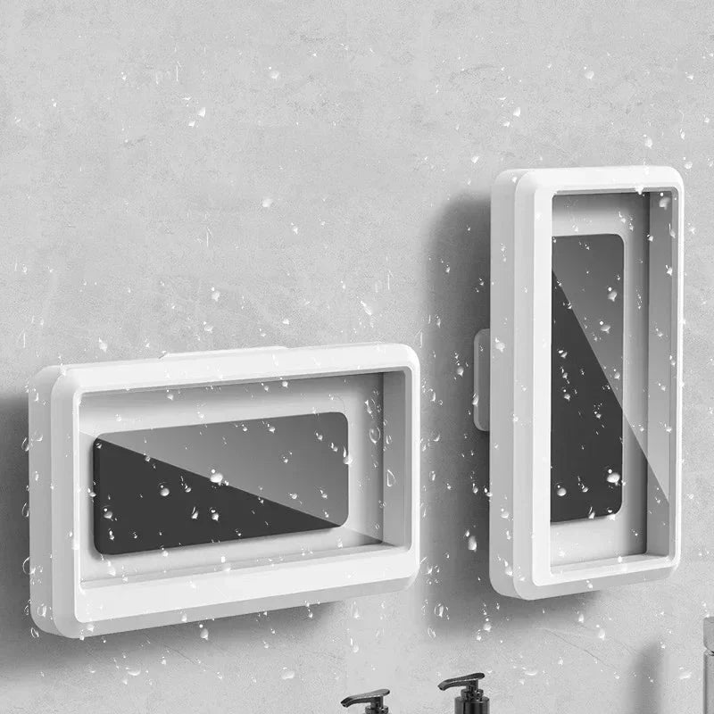 Universal Waterproof Shower Phone Holder – Anti-Fog Wall Mount Case