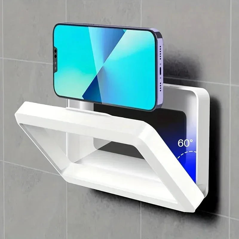 Universal Waterproof Shower Phone Holder – Anti-Fog Wall Mount Case