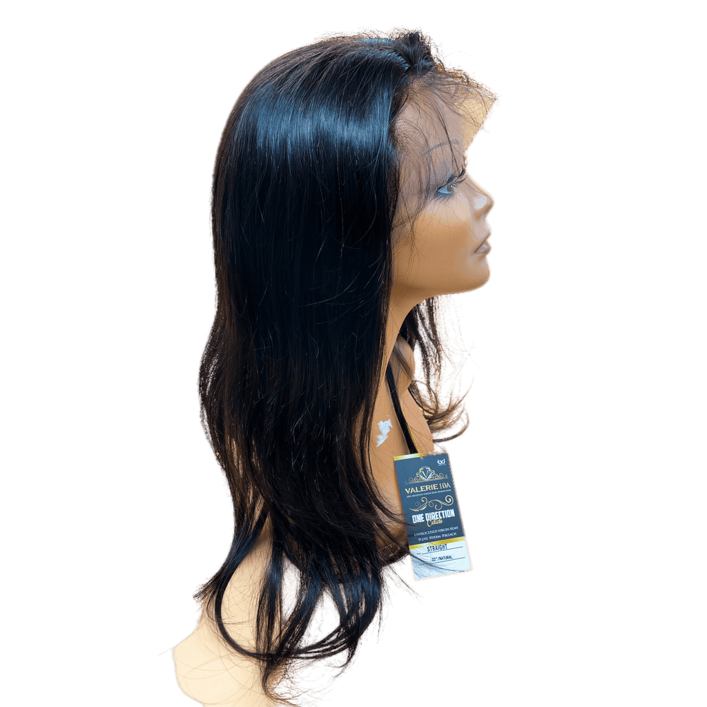 Valerie 10A Full Lace wig  One Direction cuticle Straight 22''