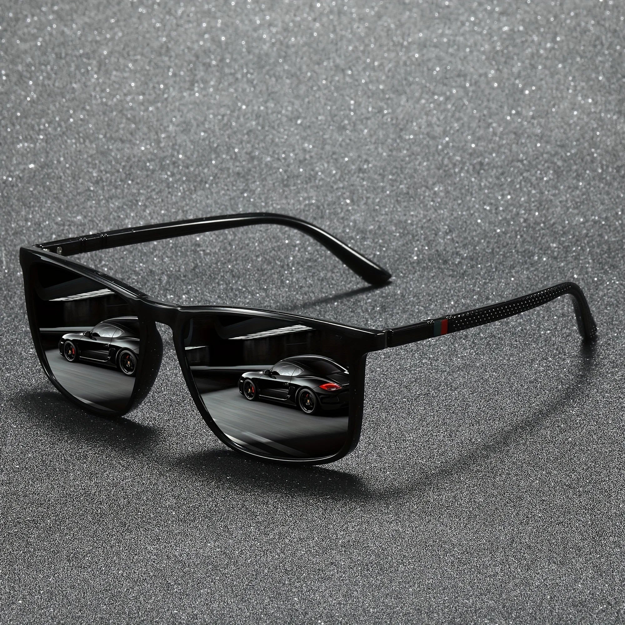 Square Polarized Sunglasses – UV protection Anti-Glare Mirror Shades