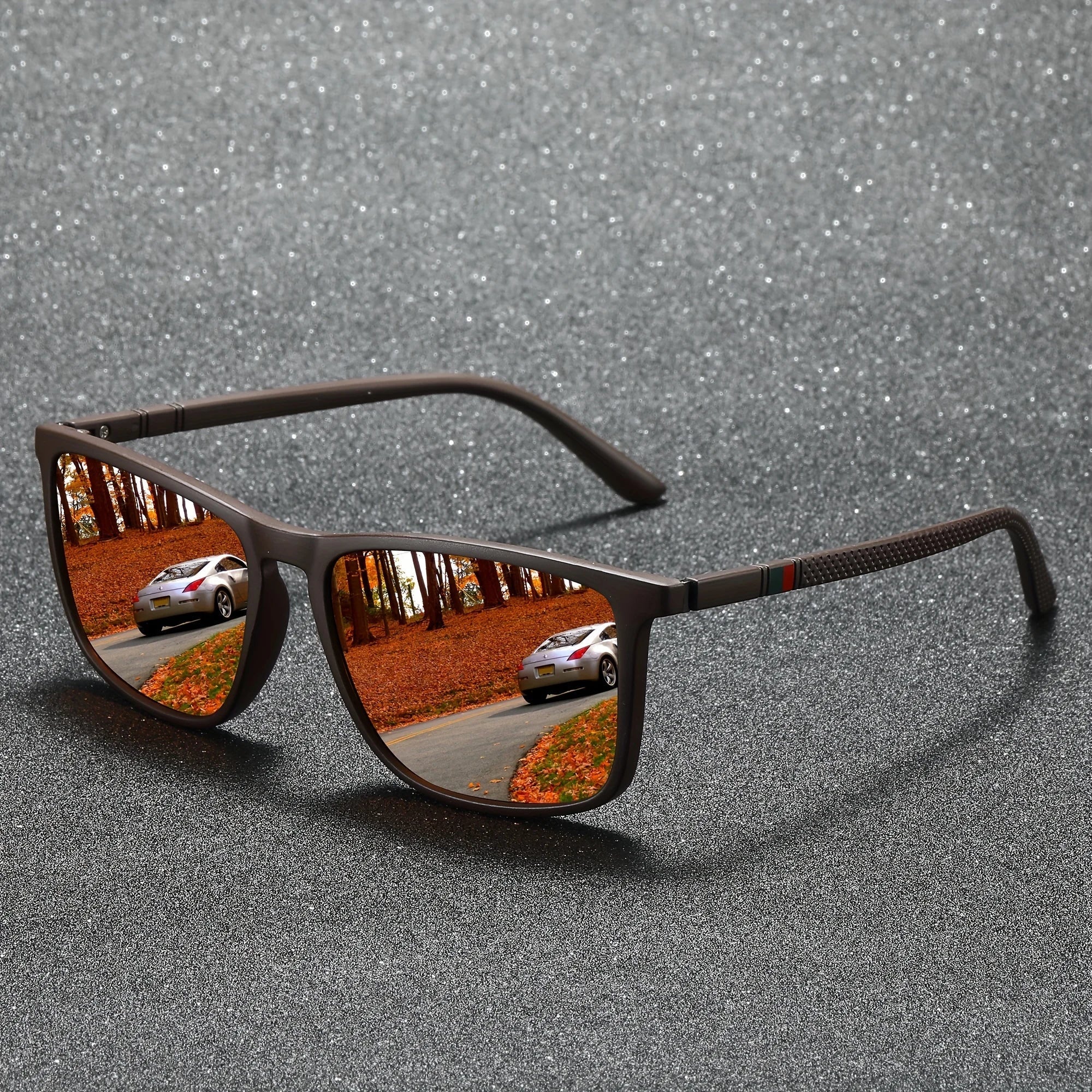 Square Polarized Sunglasses – UV protection Anti-Glare Mirror Shades