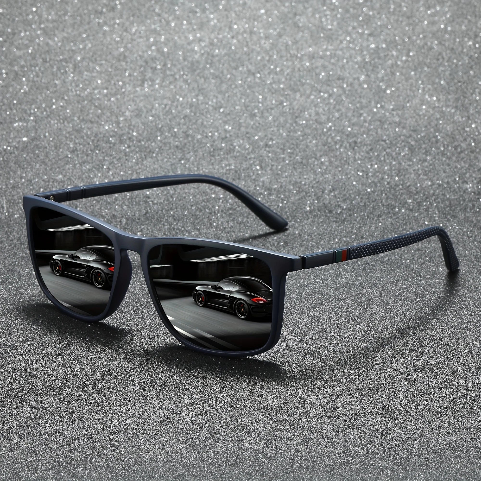 Square Polarized Sunglasses – UV protection Anti-Glare Mirror Shades