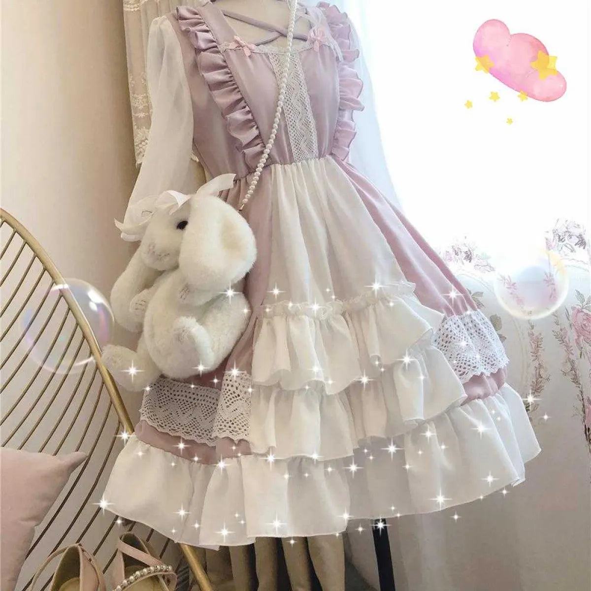 Ruffle Victorian Loli Dress