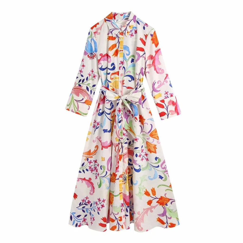 Vintage Floral Dress