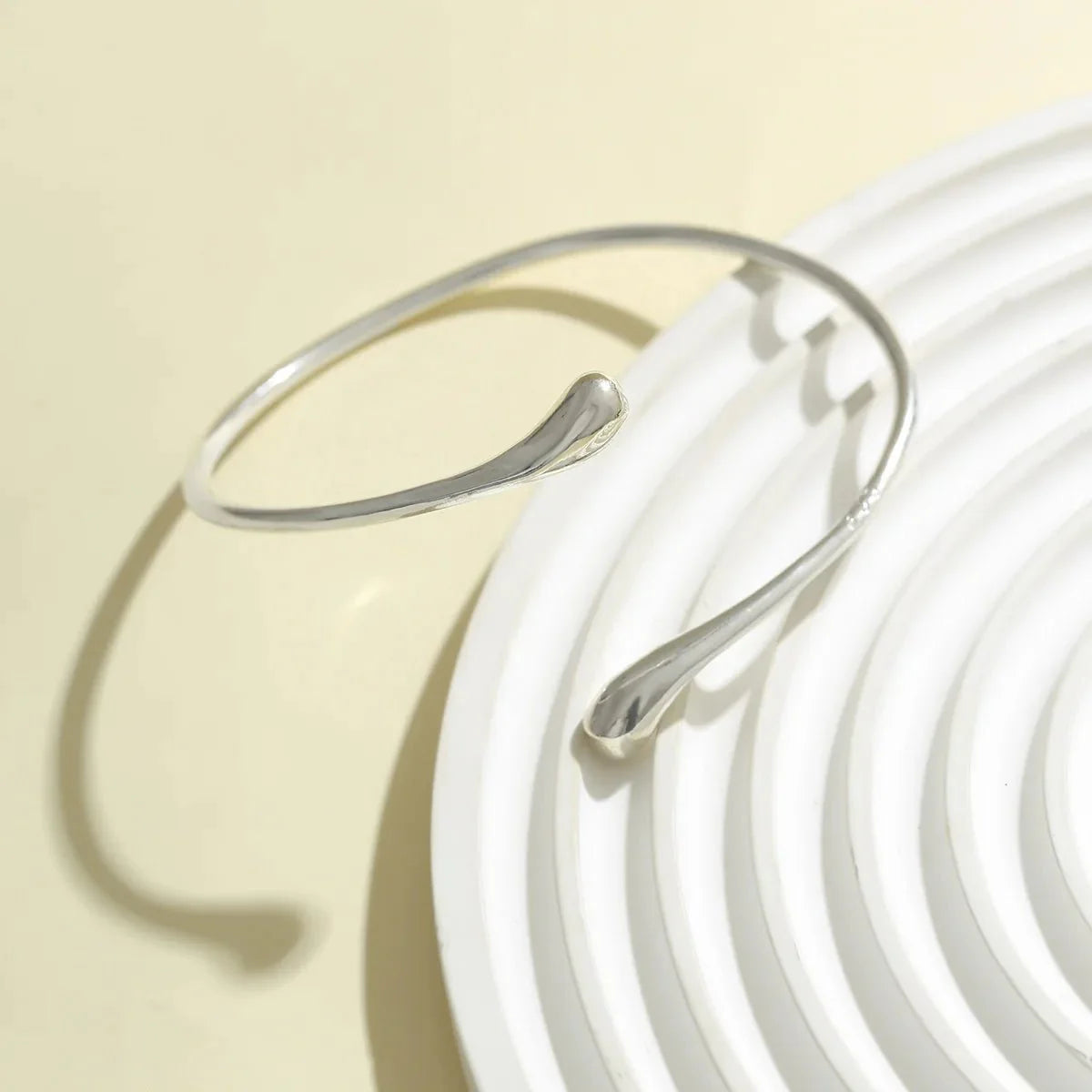 Vintage Water Drop Upper Arm Bracelet | Adjustable Geometric Bangle for Women