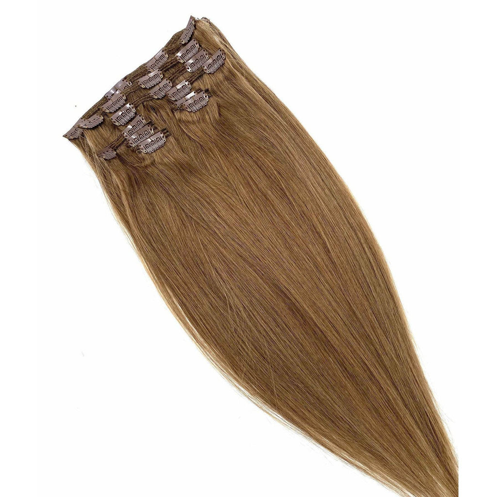 VIP Clip Extensions/ Silky Straight - 18" - ClipeX system