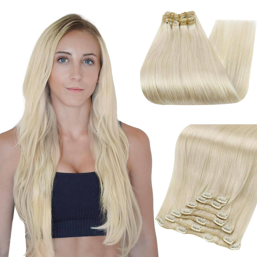 VIP Clip Extensions / Silky Straight - 24'' (170 g ) - ClipeX System