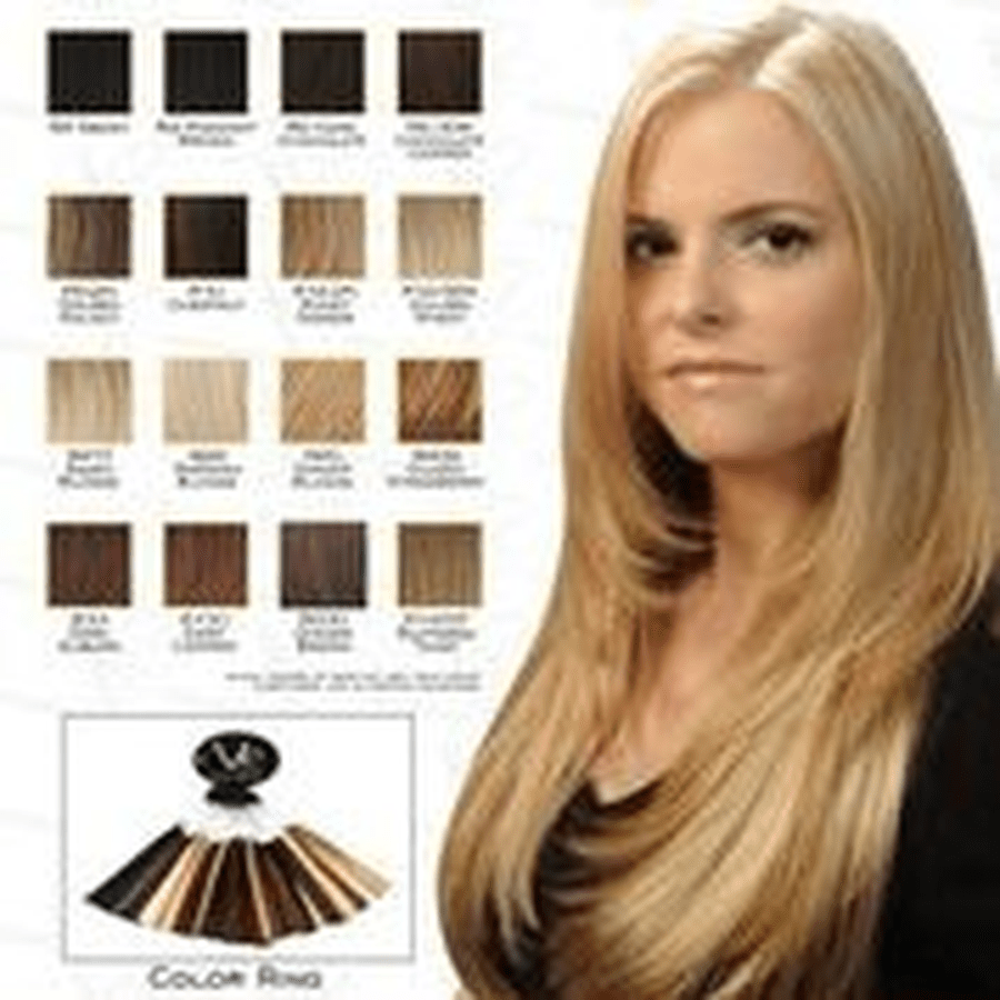 VIP Collection Synthetic Clip-In Extensions / Onyx Style