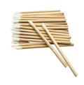 VIP -  Eyelash accessories-Lip Brush with Bamboo Handle 50 pcs/bag