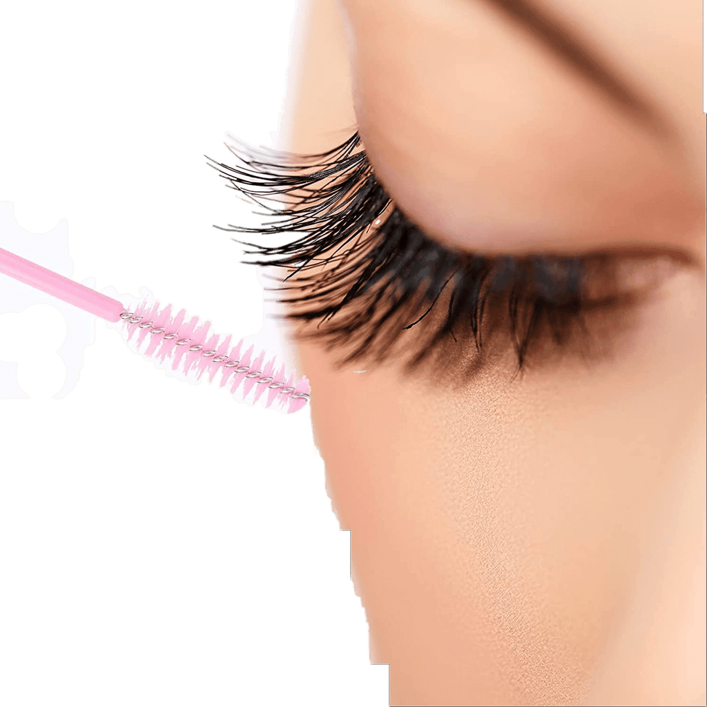 VIP Eyelash accessories - Pink Color Mascara Wands (100 strand/bag)