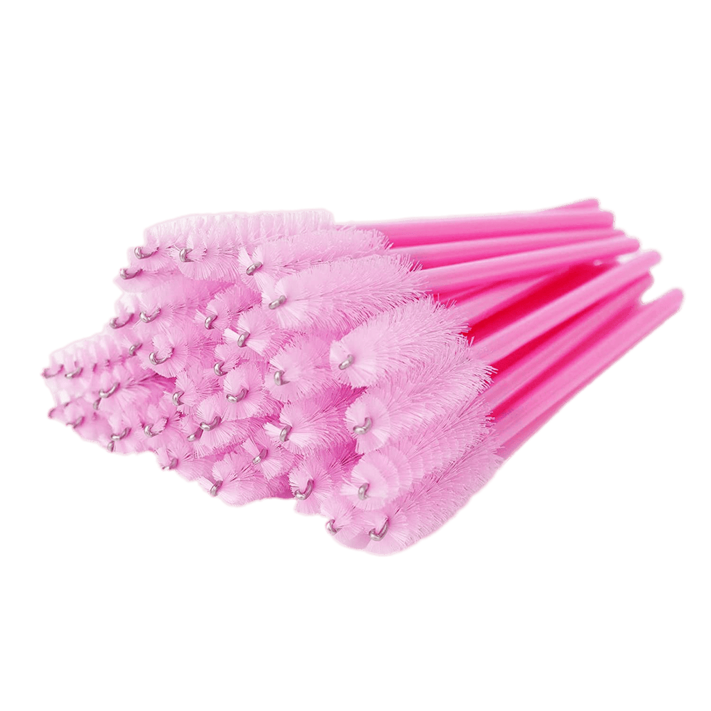 VIP Eyelash accessories - Pink Color Mascara Wands (100 strand/bag)