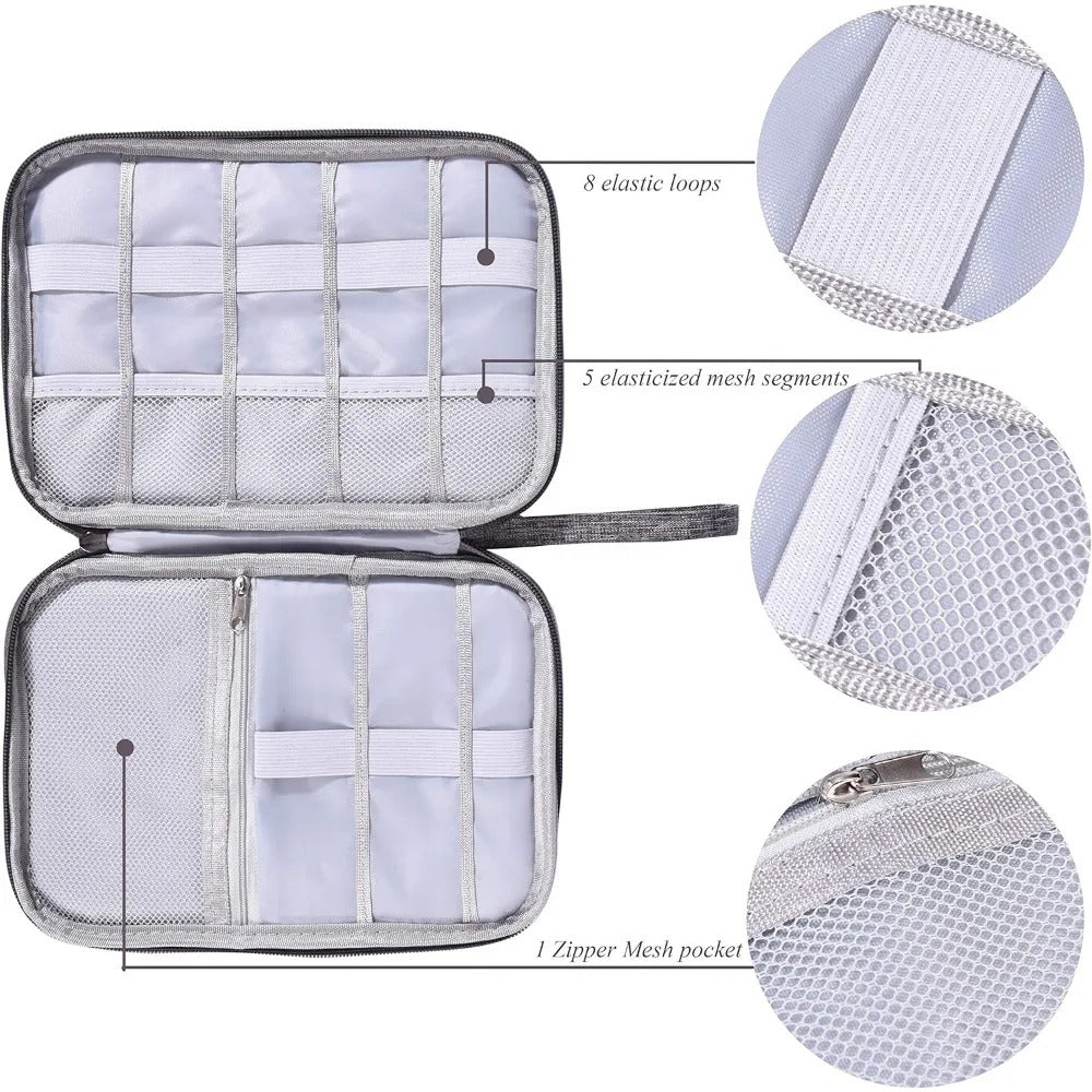 Waterproof Electronics Organizer Bag – Heavy-Duty Travel Cable Storage Pouch