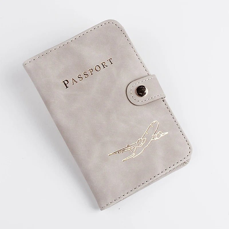 Waterproof Passport Holder – PU Leather Travel Wallet