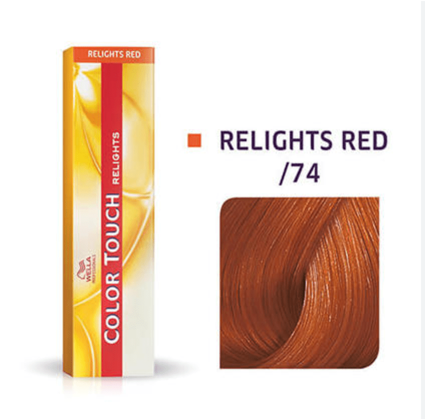 Wella Color Touch Relights Multidimensional Demi-Permanent Color 1:2 /74 Brown Red