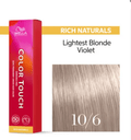 Wella Koleston Perfect Permanent Creme Haircolor 1+1 10/6 Lightest Violet Blonde