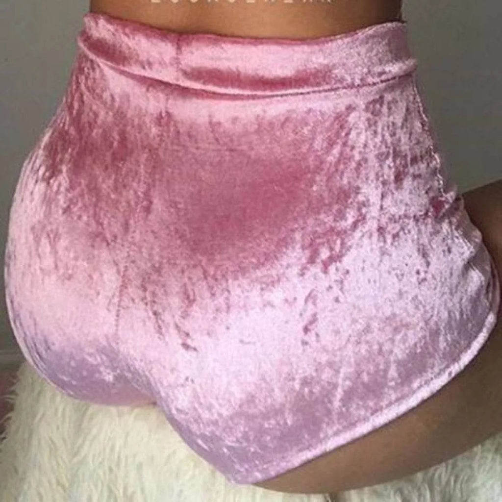 Women's Dolphin Velvet Shorts