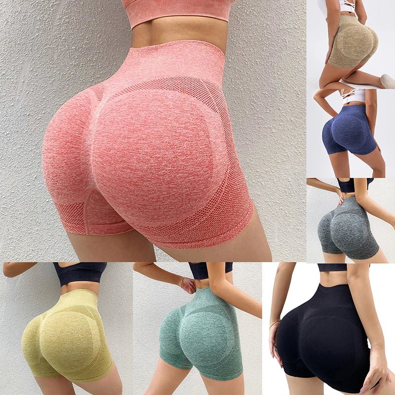 Women’s High Waist Sports Shorts – Quick-Dry Gym and Yoga Leggings