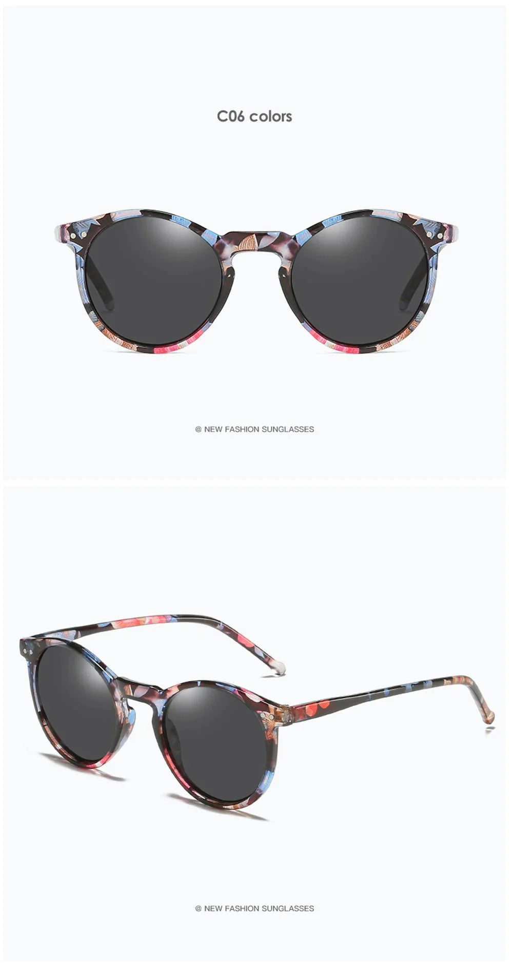 Women’s Polarized Cat Eye Sunglasses – UV Protection