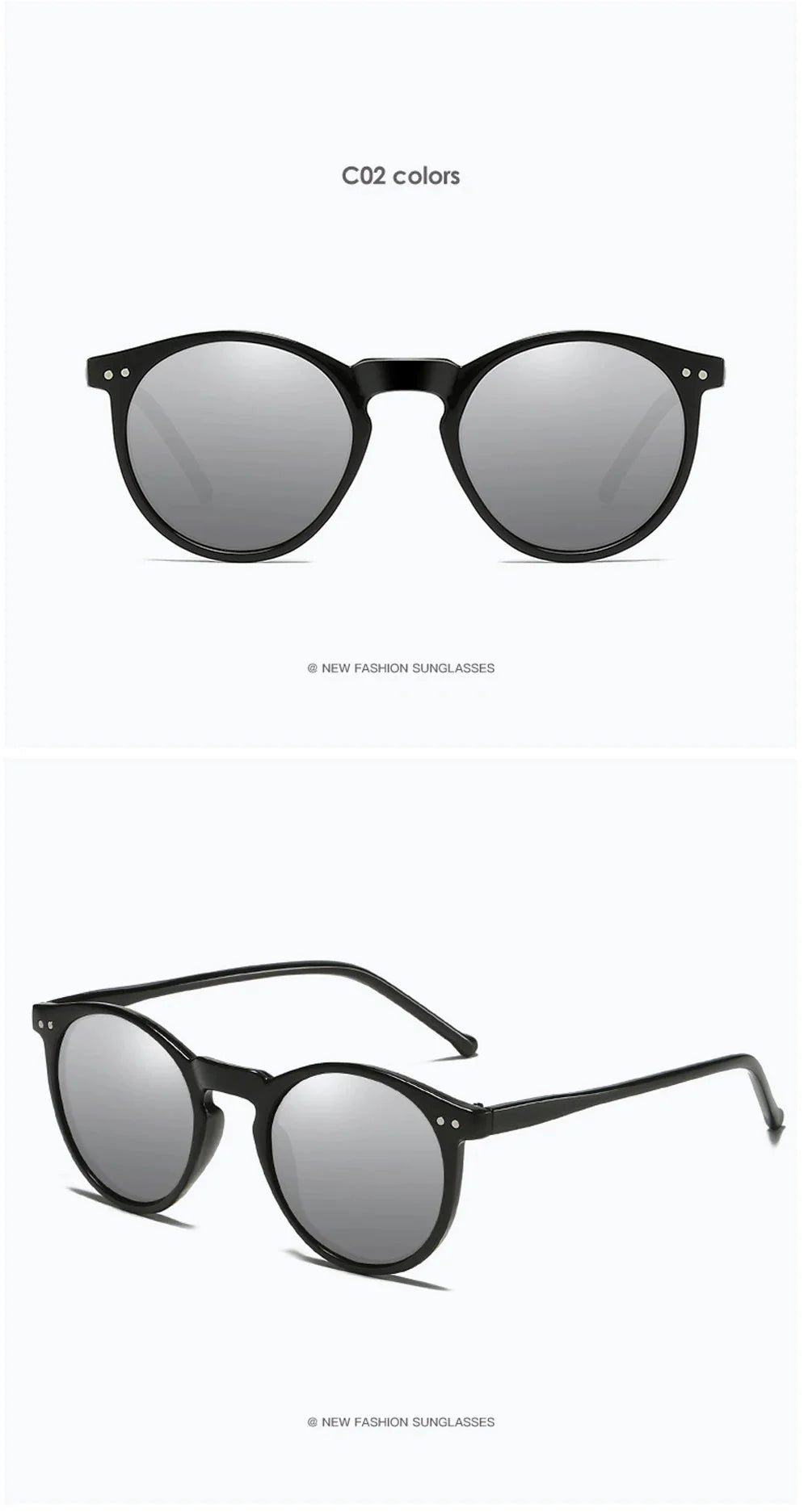 Women’s Polarized Cat Eye Sunglasses – UV Protection